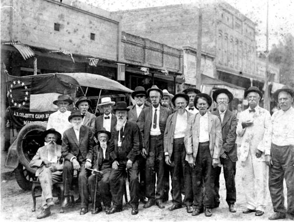 Civil War Veterans reunion on August 31, 1917, Madison, Florida.