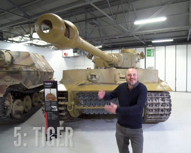Al with a Tiger Tank