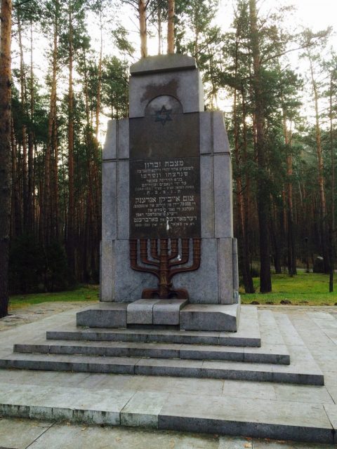 The memorial for Jewish victims. Photo: ©Suzanne Make.