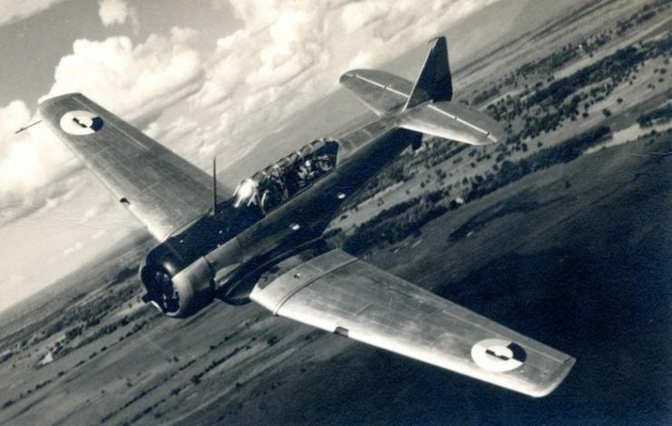 Colombian Air Force AT-6 Texan during World War II.