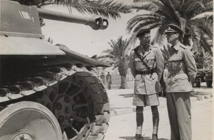 King George inspects the Tiger