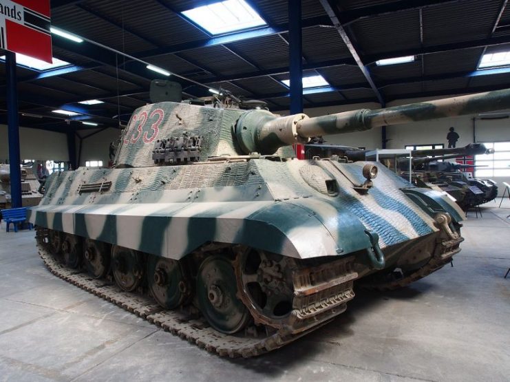 Panzerkampfwagen VI Tiger II (233) in the Musée des Blindés