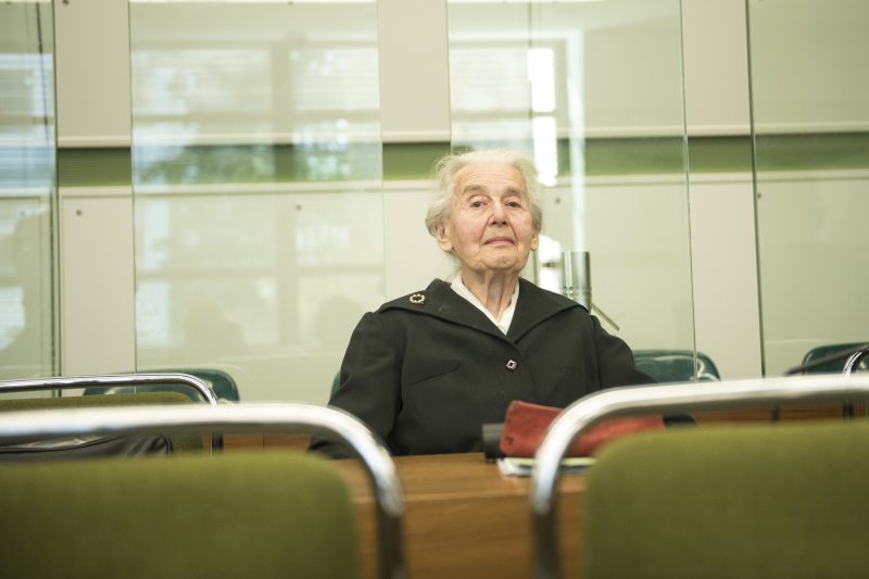 Holocaust Denier Ursula Haverbeck-Wetzel Goes On Trial. Photo: Getty.