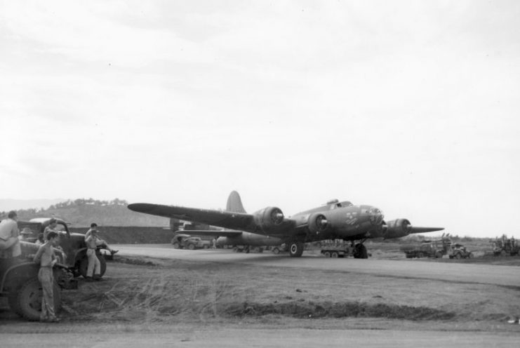 A 5th AF B17.