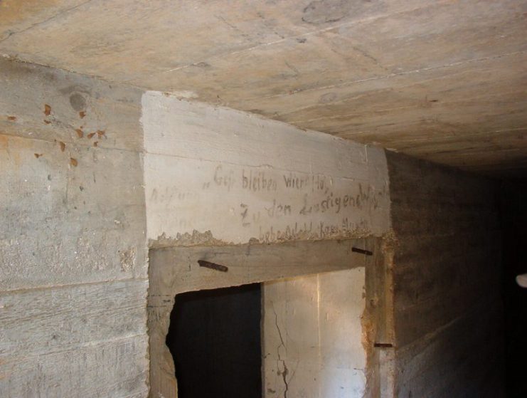 German emplacements at Cape Mounda, south of the island