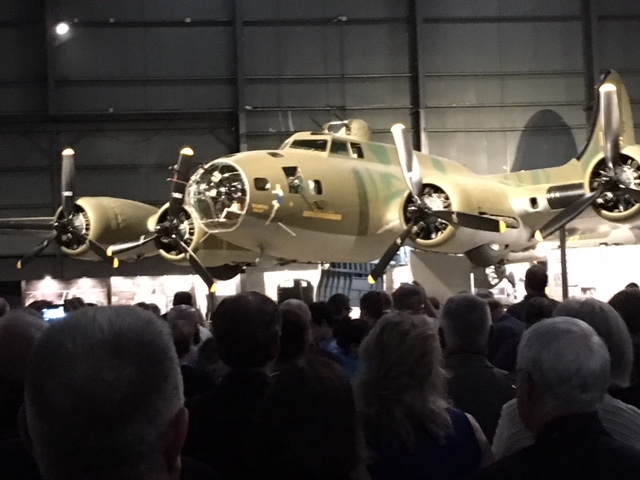 It was finally put on display after 13 years of restorations on Thursday — exactly 75 years after completing its last mission ©Jerry McLaughlin