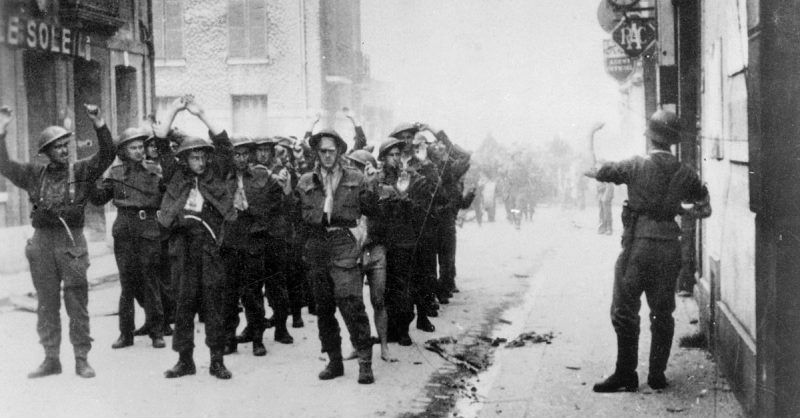 Canadian POWs, Dieppe.