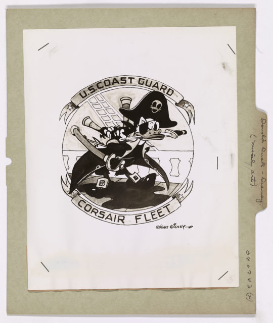 Corsair Fleet insignia, featuring Donald Duck