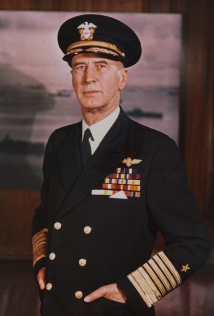 Military portrait of Fleet Adm. Ernest J. King