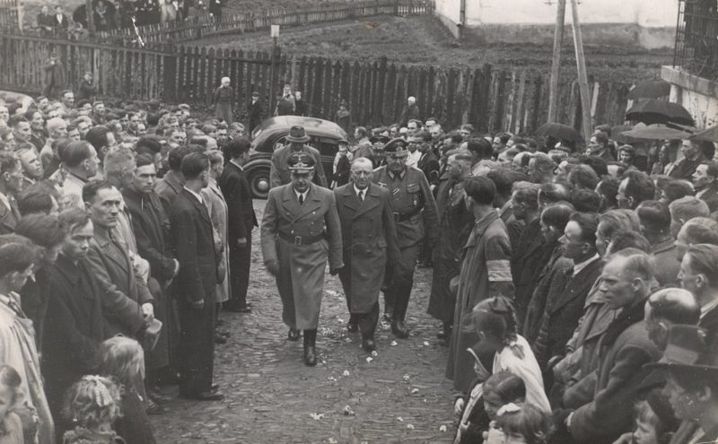 Hans Frank and Dr. Hofstetter of SS Galizien - Sanok 1943
