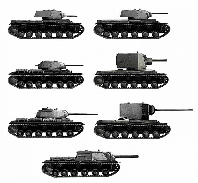 KV Tank Variations – Marcus Burns CC BY 3.0