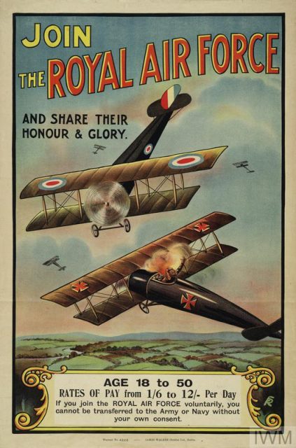 Join the Royal Air Force poster. © IWM (Art.IWM PST 5277)