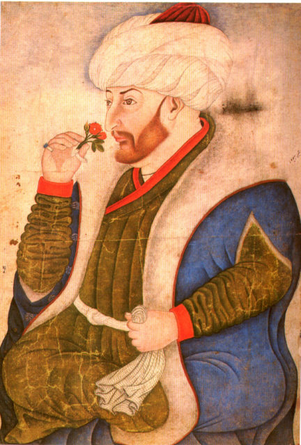 Portrait of Mehmed II