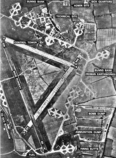 Old Buckenham Airfield, England.