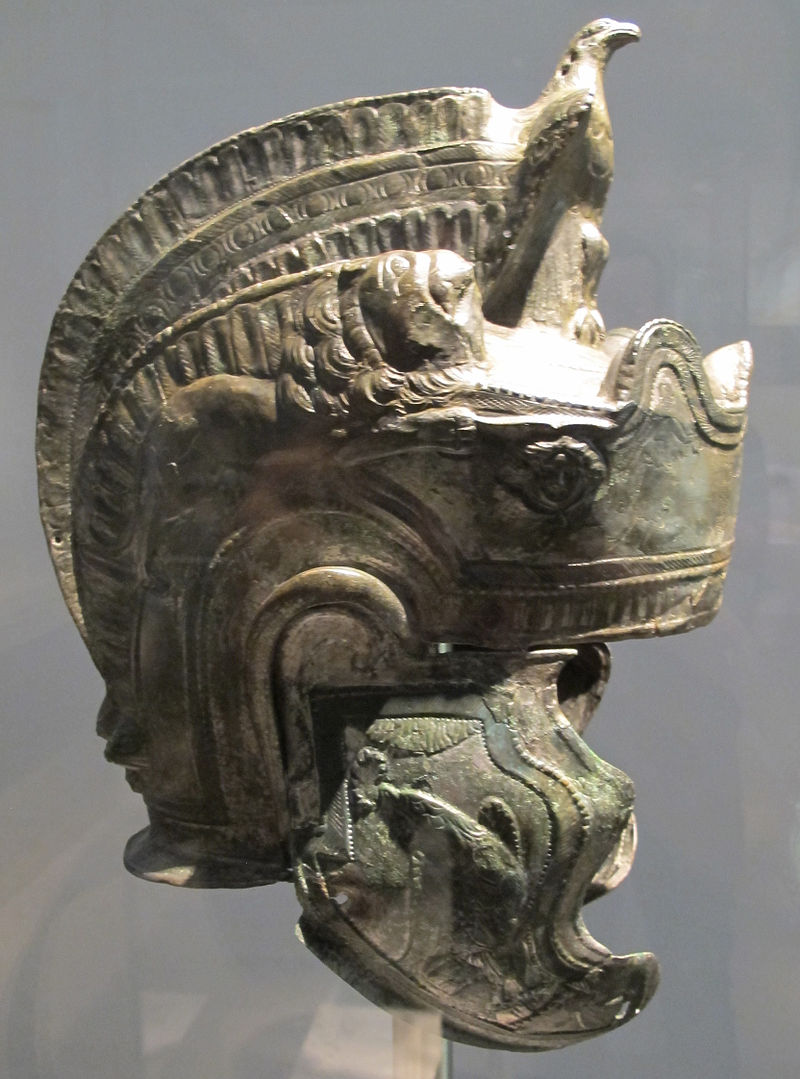 Roman Calvary Parade Helmet – 2nd Century Germany – Photo – I, Sailko CC BY-SA 3.0