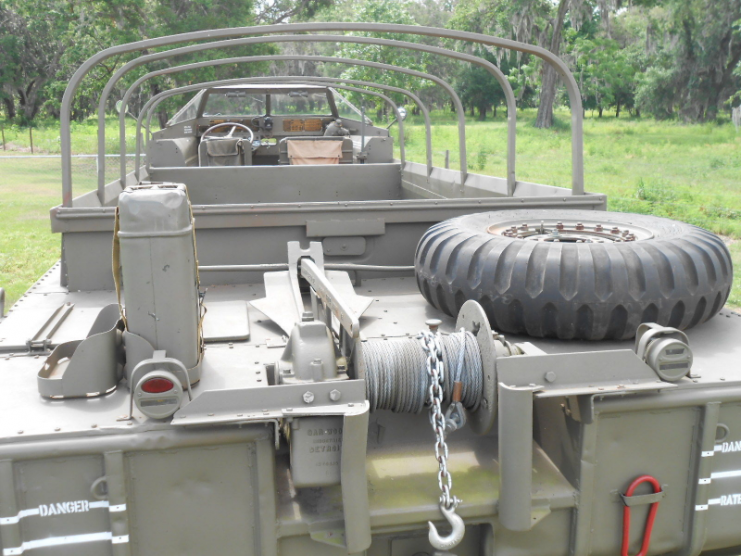 When empty, the DUKW weighed 6.5 tons