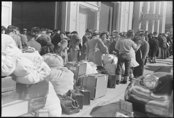 Waiting for Evacuation in San Francisco, California. National Archives