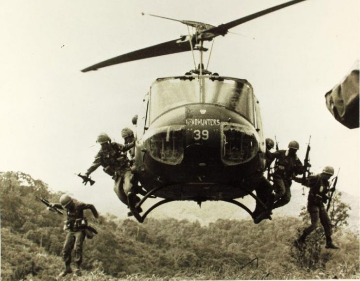 UH-1 “Iroquois” in action, date unknown