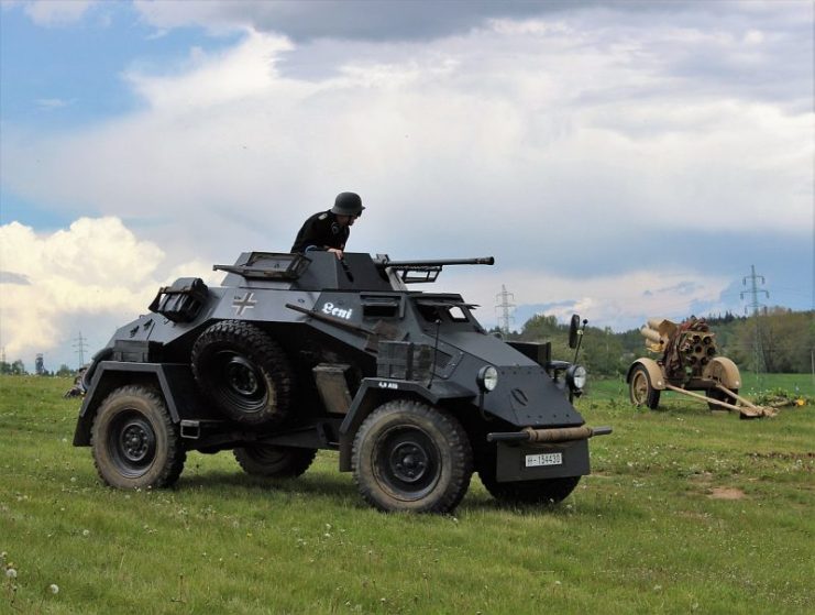 SdKfz 222. Photo: Richenza / CC-BY-SA 3.0