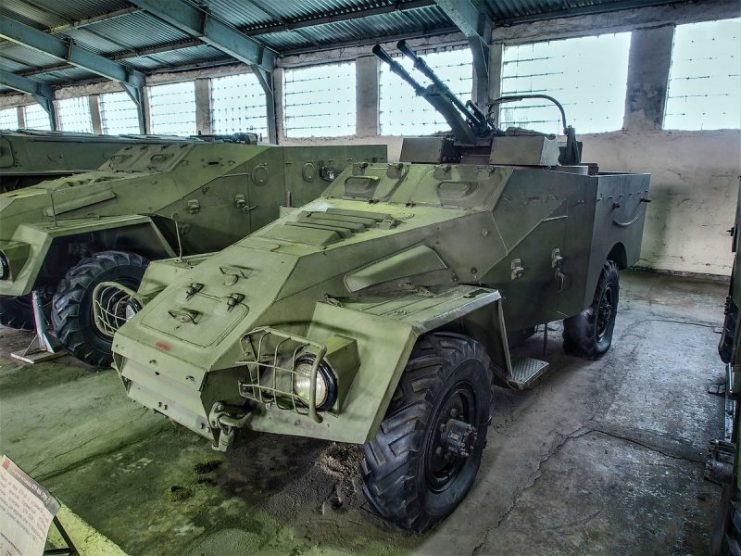 BTR-40A (ZTPU-2) in the Kubinka Tank Museum.