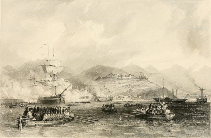 Capture of Chusan, July 1840