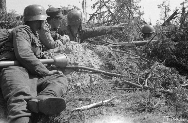 Finnish soldiers in 1944. Photo: SA-Kuva