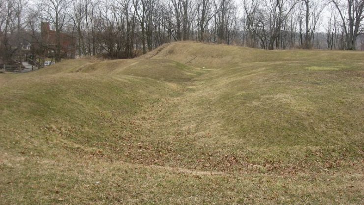 Fort Miamis earthworks.