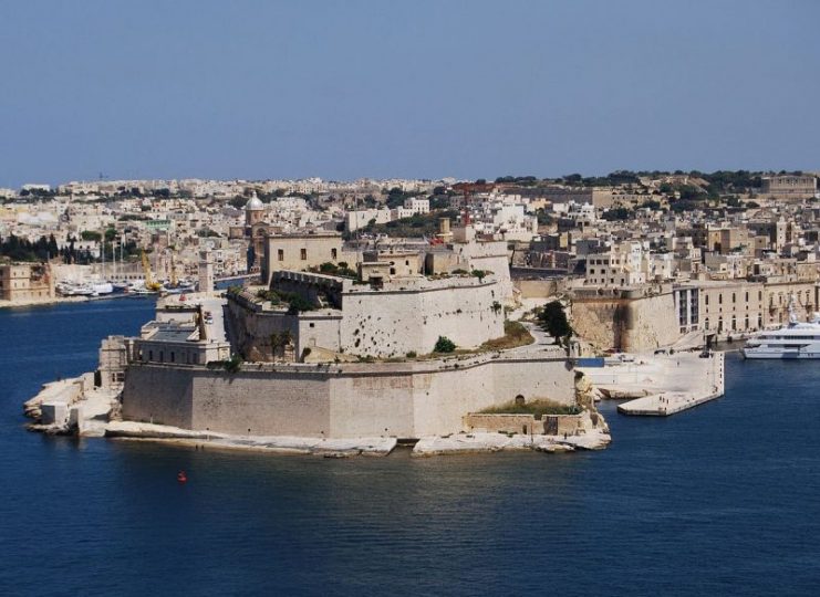 Fort St. Angelo, Malta. By Felix König – CC BY 3.0