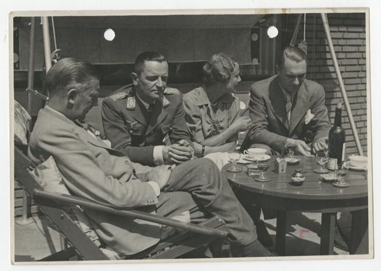 German Captain-Lieutenant Fritz Strauch (left) famous for building a spy net that was active on the North Sea.