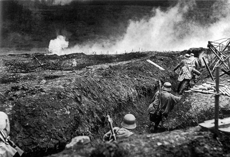 German stormtroopers training, 1917.