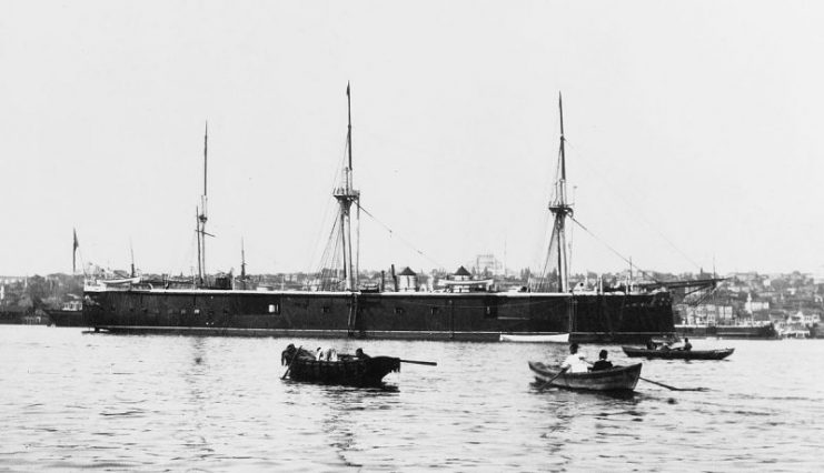 Ottoman ironclad Mesudiye2 – Pre-dreadnought battleship.