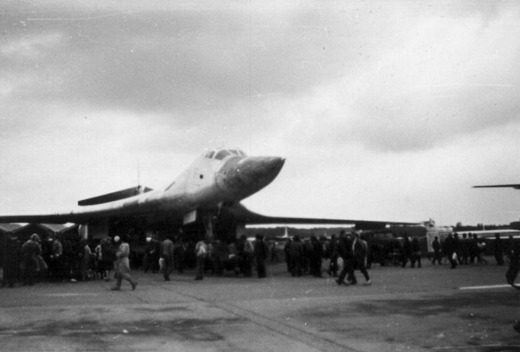 Tupolev Tu-160 “Blackjack” at the MAKS Airshow 1993.