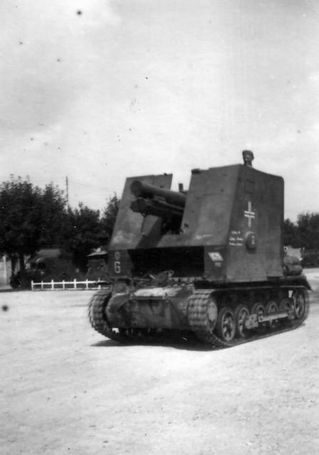 15 cm sIG 33 Bison of the 1 Panzer Division (sIG Kompanie 704), France 1940