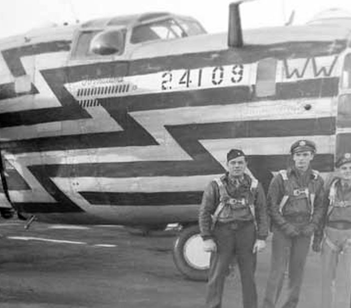 A close-up of the side of Silver Streak demonstrates that though these paint schemes may look crisp from a distance and in die-cast model recreations, they were indeed crudely applied – just like the D-Day stripes