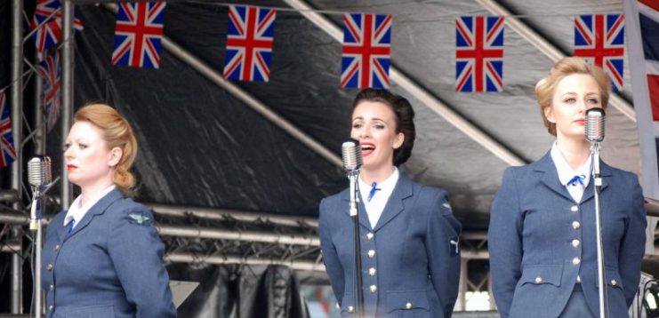 The D-Day Darlings during VE Day 70th Anniversary celebrations in Birmingham. Photo: Roland Turner – CC BY-SA 2.0