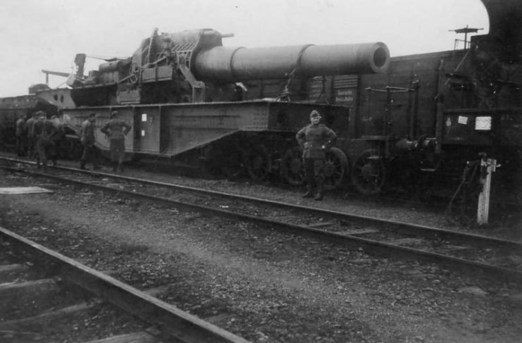400 mm St. Chamond Mle 1915 1916 french railway howitzer