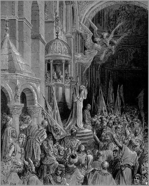 Dandolo Preaching the Crusade by Gustave Doré