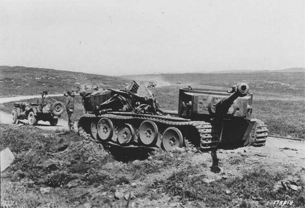 Tiger der schweren Panzer-Abteilung 504, Ponte Dirillo Sizilien