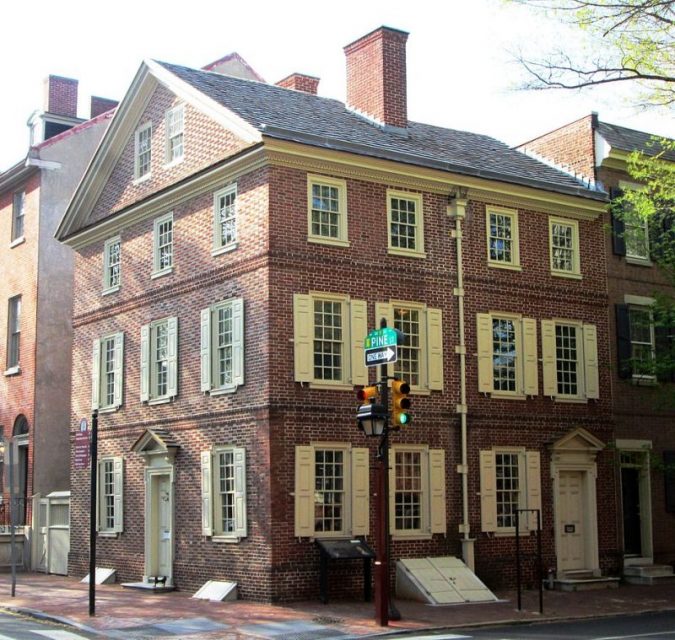 House in Philadelphia where Kościuszko stayed in 1797. Photo: Beyond My Ken / CC-BY-SA 3.0