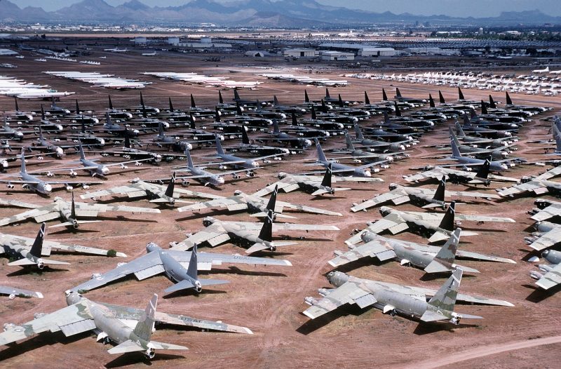 Retired B-52 bombers