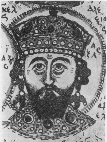 Miniature of Emperor Alexios III Angelos in Biblioteca Estense of Modena