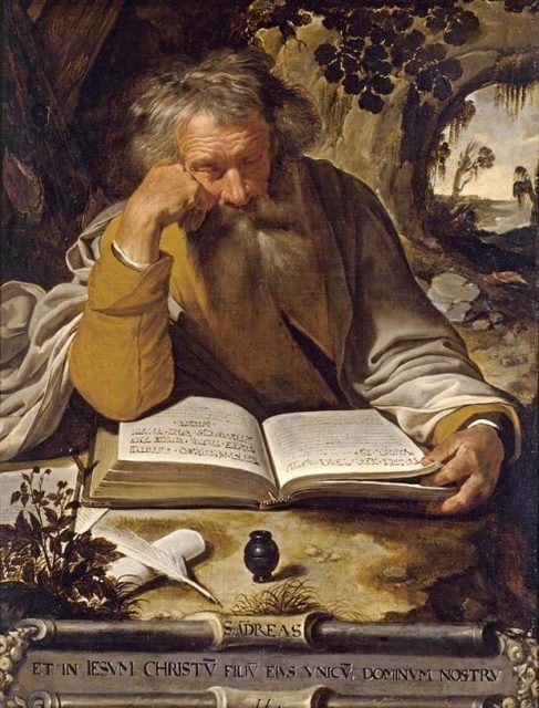 Saint Andrew the Apostle by Artus Wolffort.