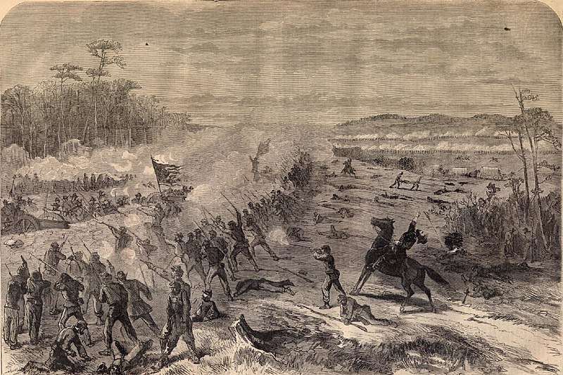 Battle of Nashville - Union attack on Redoubt #3