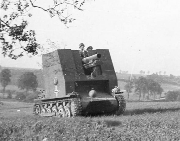 Bison near Rumigny France of the 9 Panzer Division