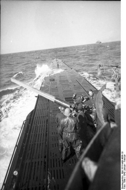 U-123 in 1942. By Bundesarchiv – CC BY-SA 3.0 de