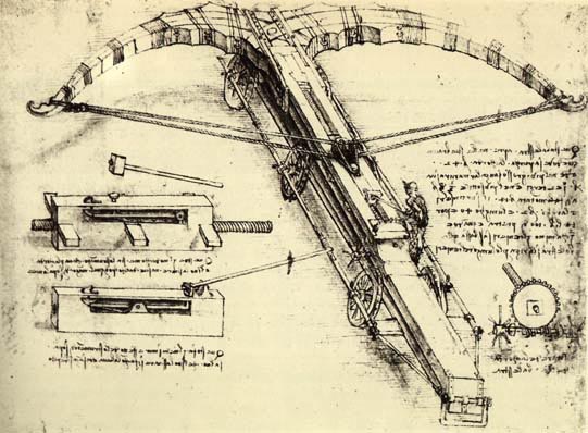 Sketch by Leonardo da Vinci, c. 1500.