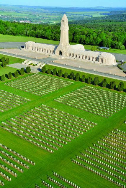 Visiting Douaumont Cemetary