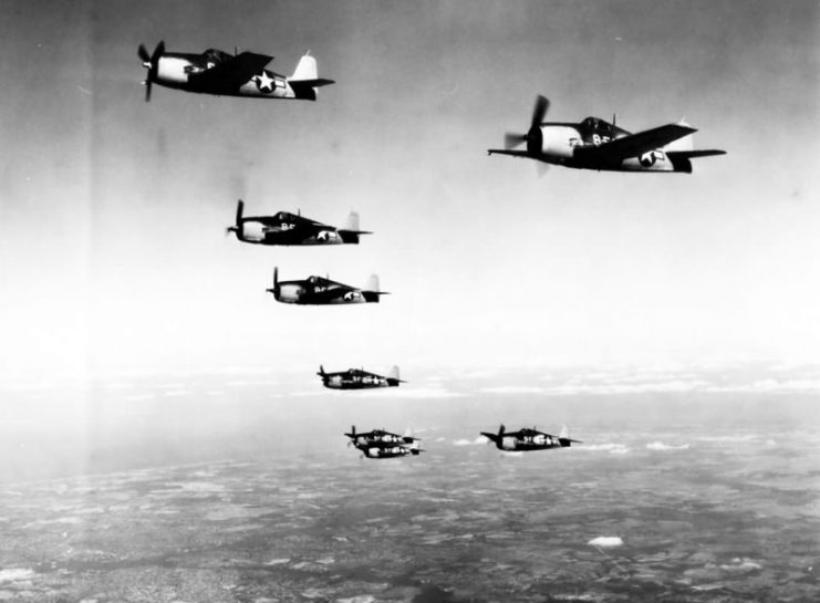 F6F-3 VF-8 Squadron in 1943.