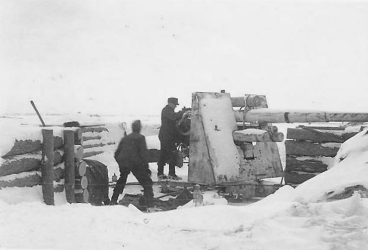 Flak 88 battery winter.