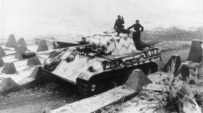 German Panther G in Winter Camouflage 1944